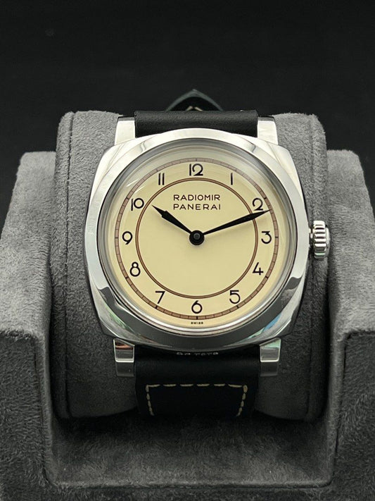47mm PAM00791 Panerai Radiomir 1940 Cushion Case Art Deco Beige White Dial Special Edition