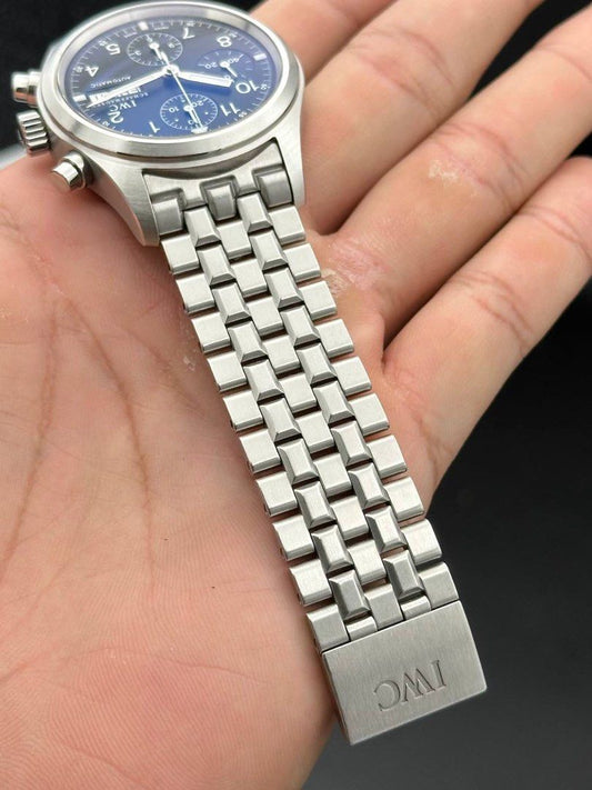 IWC Pilot Flieger Chronograph 3706 Excellent Condition Chrono Bracelet IW3706