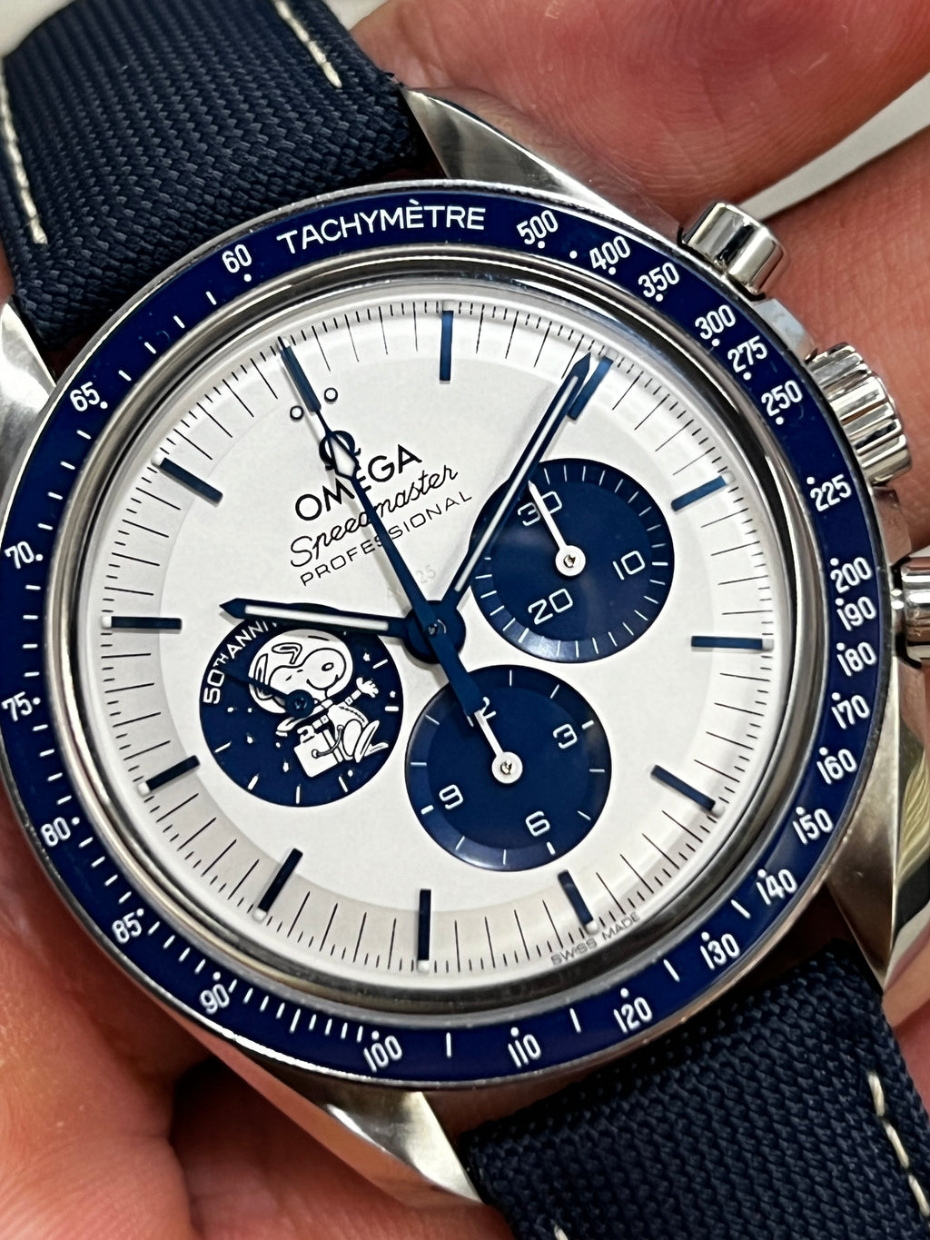 Omega Speedmaster Professional Chronograph Anniversary Series Silver Snoopy Award