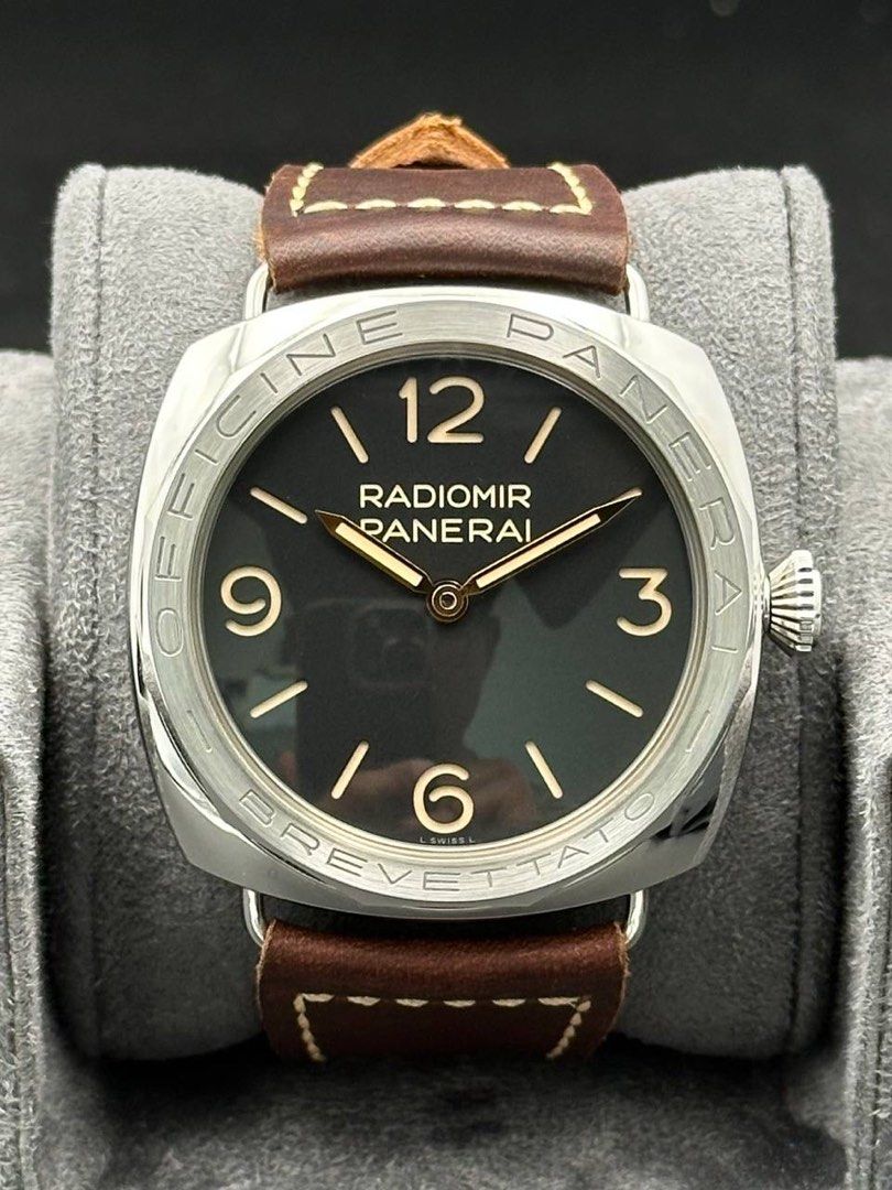 PAM00685 47mm Panerai Radiomir Acciaio 3 Days Manual Wind Limited Edition 1000 pieces Full Set Like New