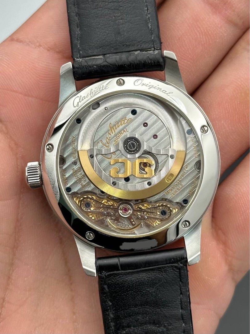 Glashutte Original Panomaticlunar Blue Moonphase GO Full Set Like New 1-90-02-46-31-61