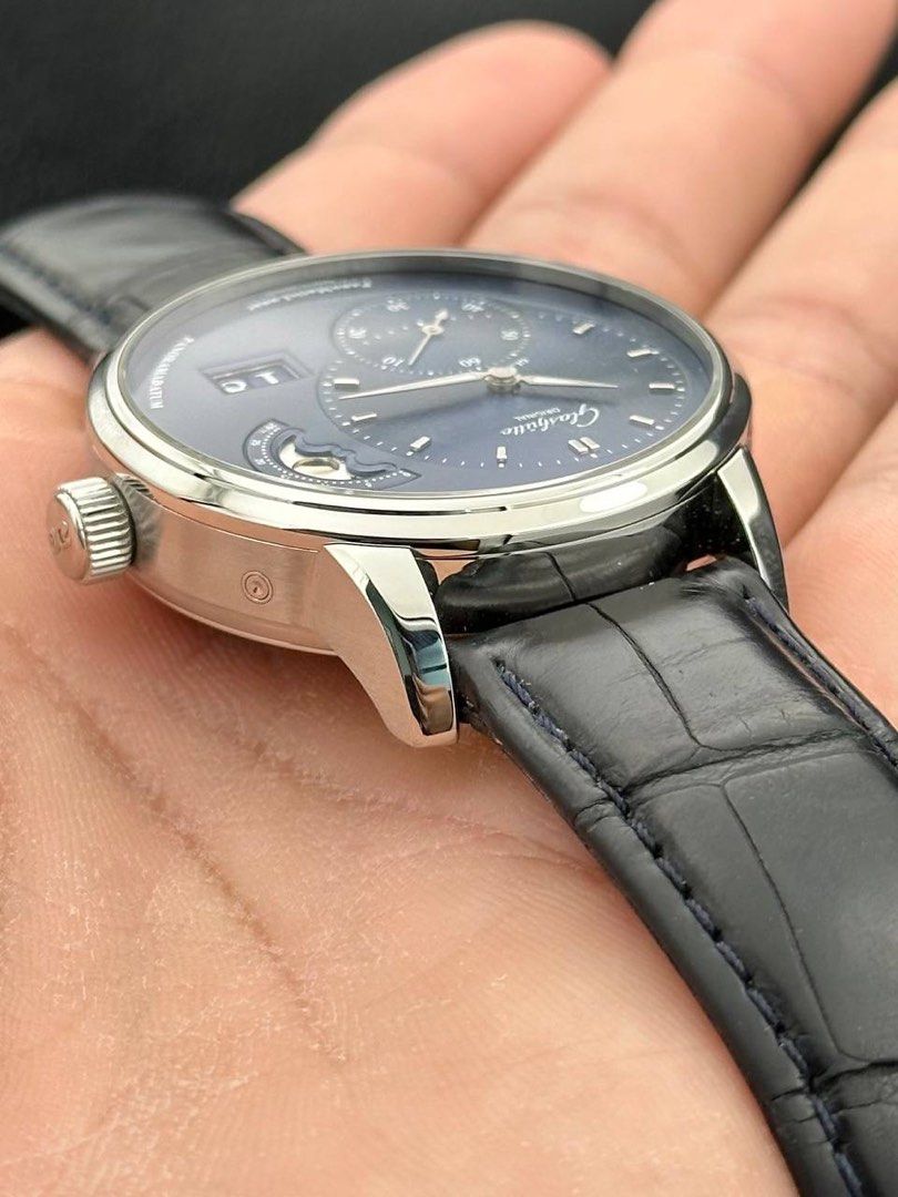Glashutte Original Panomaticlunar Blue Moonphase GO Full Set Like New 1-90-02-46-31-61