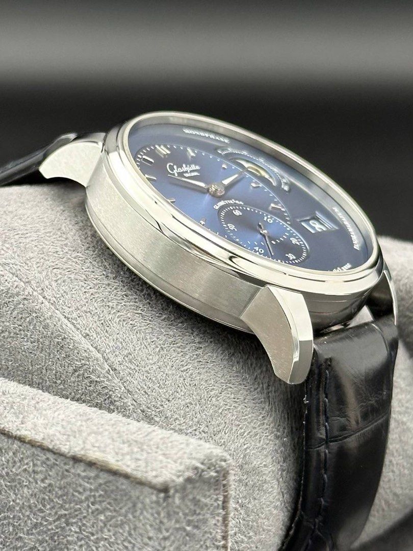 Glashutte Original Panomaticlunar Blue Moonphase GO Full Set Like New 1-90-02-46-31-61