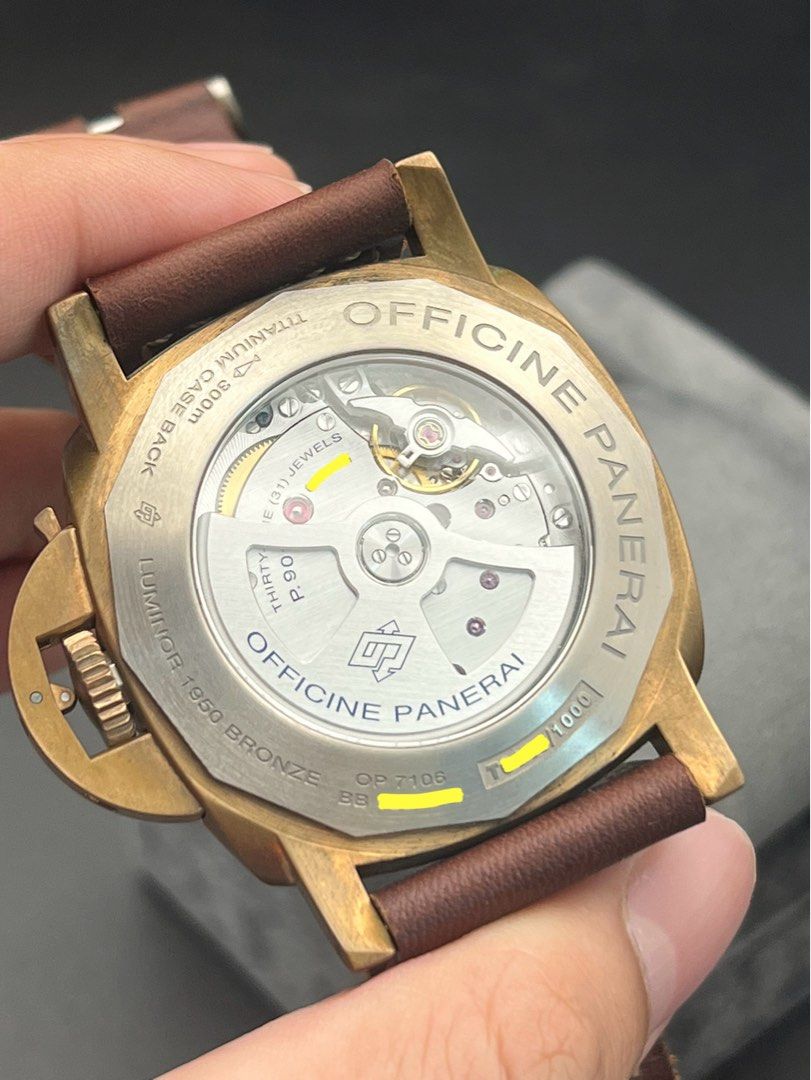 PAM00671 Panerai Luminor Submersible 1950 Automatic Bronzo blue Full Set Mint Like New Limited Edition 1000 pieces