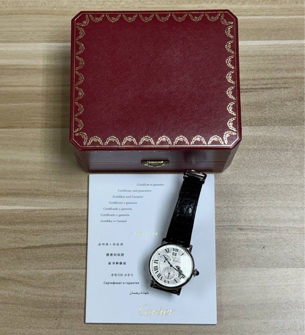 Cartier Rotonde de Cartier Retrograde GMT FULL SET Like New
