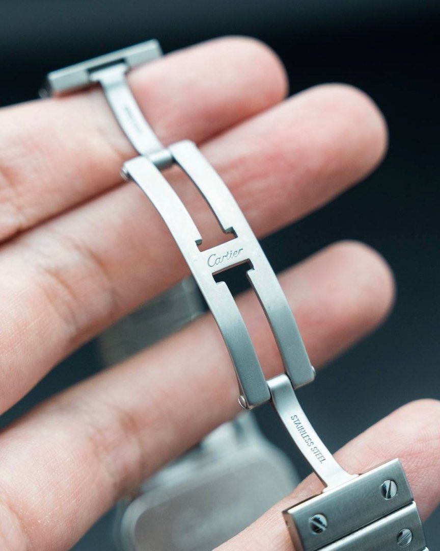 Cartier Santos Galbee XL Ref. 2823 Stainless Steel Like New W20098D6