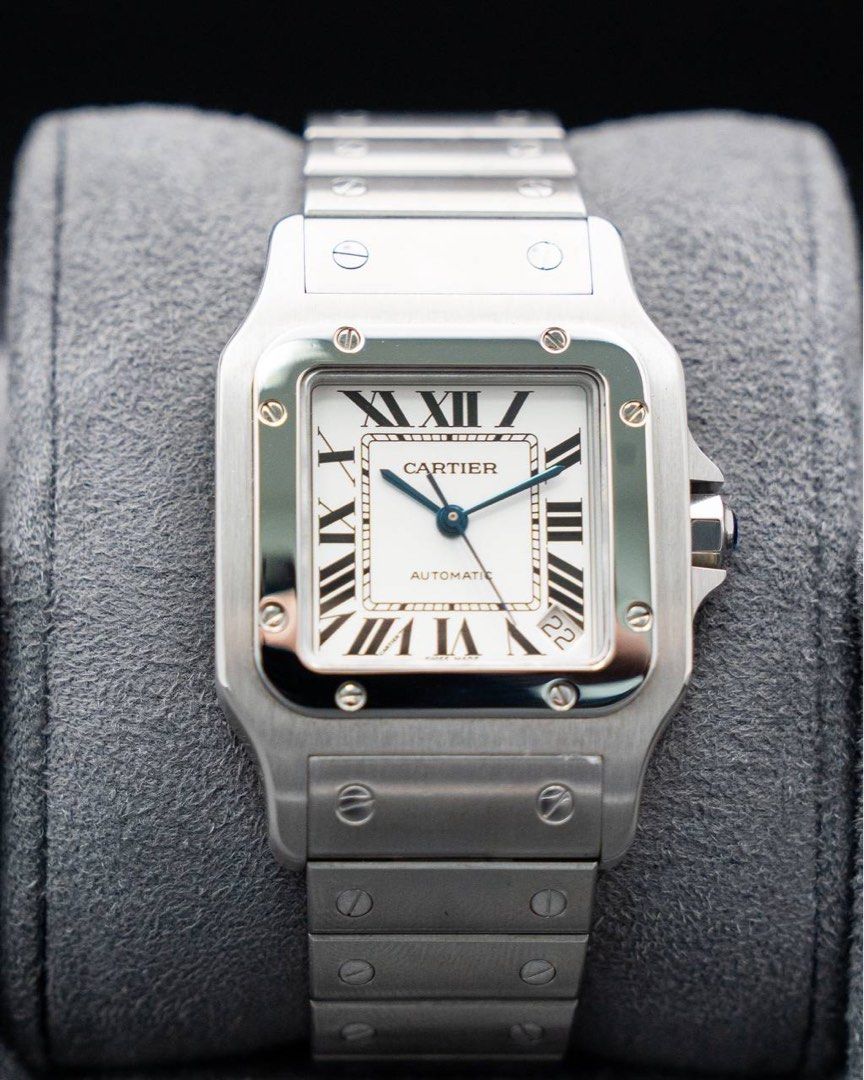 Cartier Santos Galbee XL Ref. 2823 Stainless Steel Like New W20098D6
