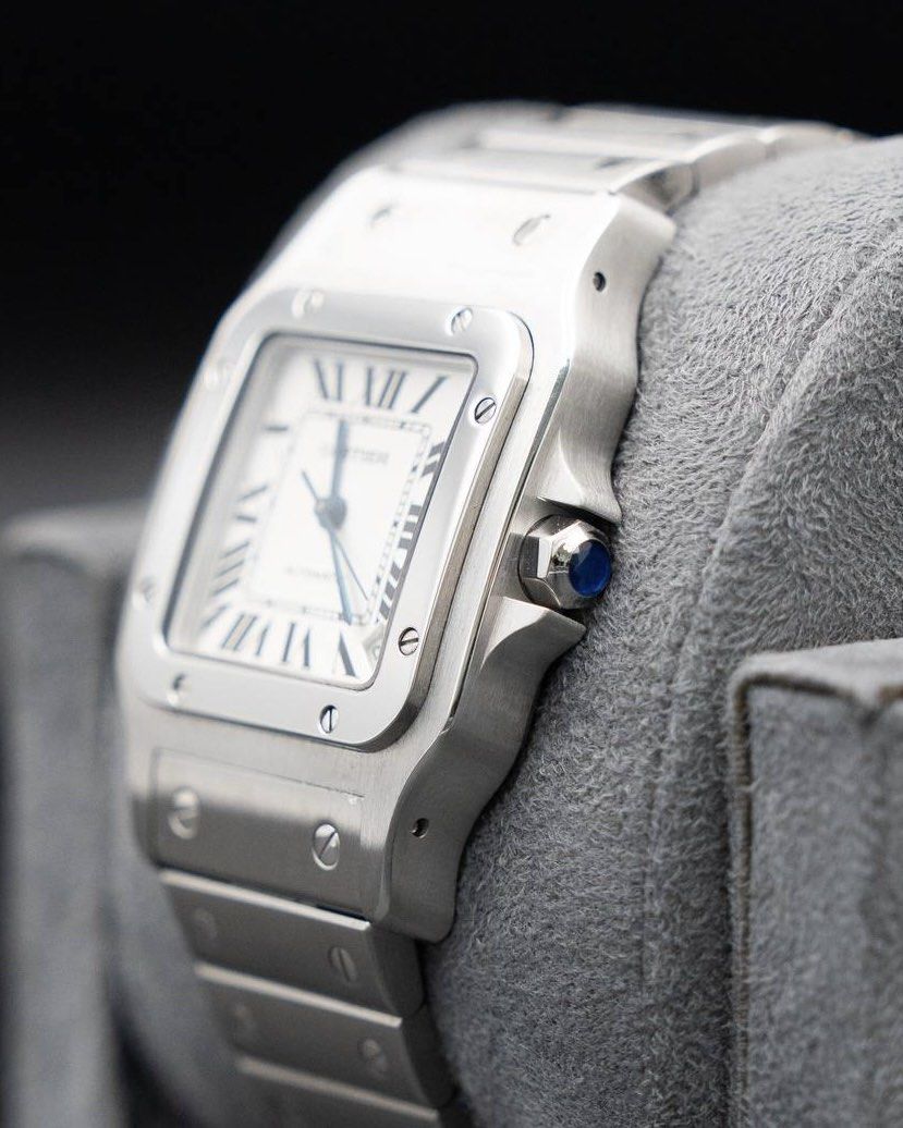 Cartier Santos Galbee XL Ref. 2823 Stainless Steel Like New W20098D6