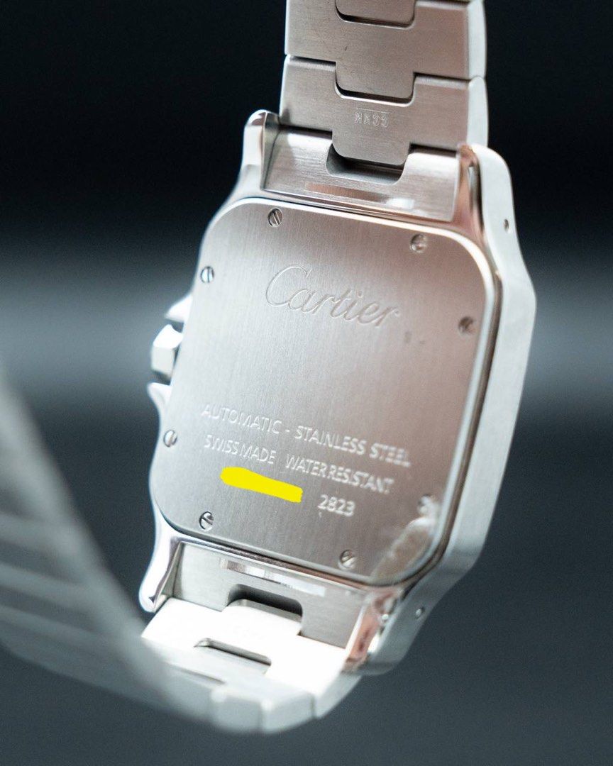 Cartier Santos Galbee XL Ref. 2823 Stainless Steel Like New W20098D6