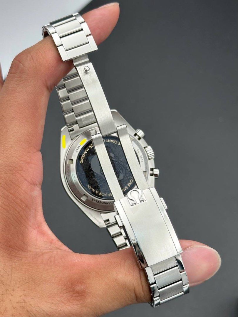 2021 Omega Speedmaster Professional Moonwatch Apollo 11 50th Anniversary Ref. 310.20.42.50.01.001 Moonshine Gold Two Tone 2021 Full Set Like New