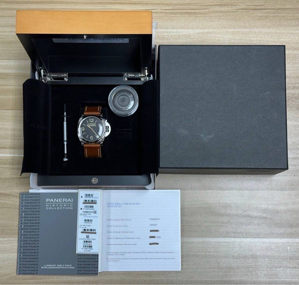 PAM00372 Acrylic Plexiglass Crystal 47mm Panerai Luminor 1950 3 Days Manual Wind 372