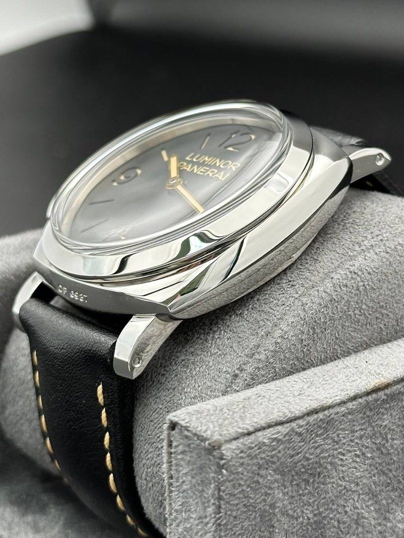 PAM00557 Destro Lefty 1950 Luminor 3 Days Manual Winding Full Set Acrylic Plexiglass Crystal