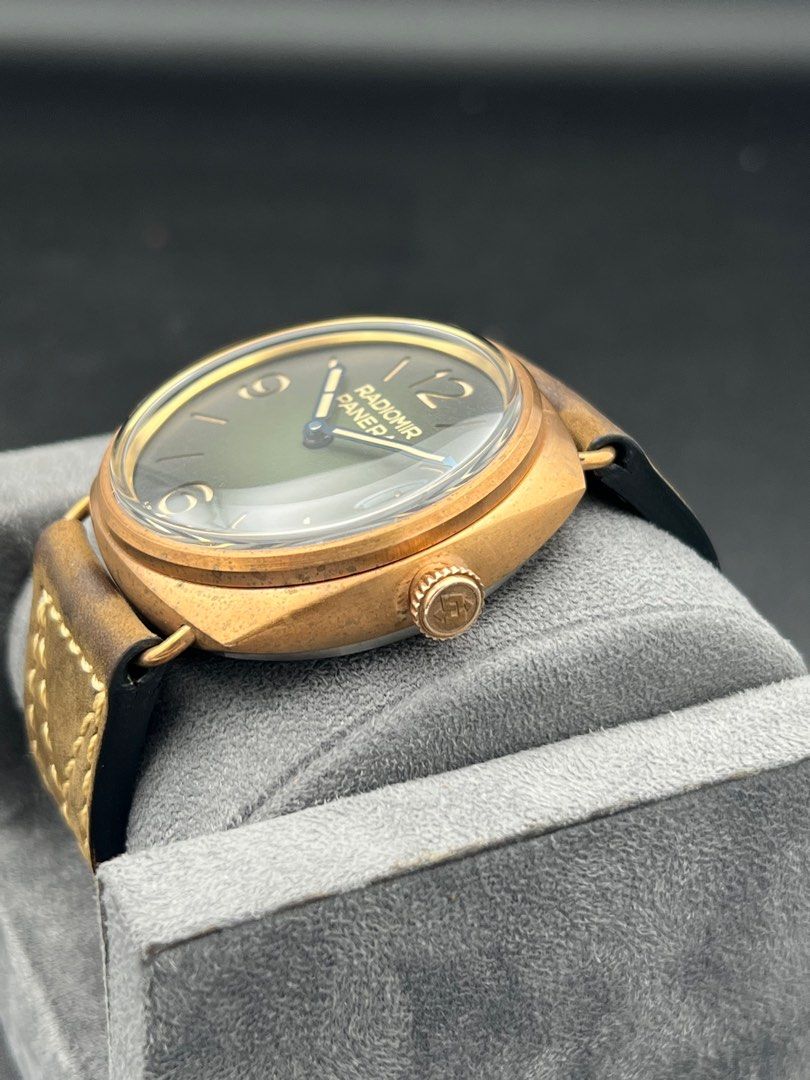 45mm PAM00760 Panerai Radiomir Bronzo Green Ombre Textured Gradient dial Manual Wind 2022 Full Set