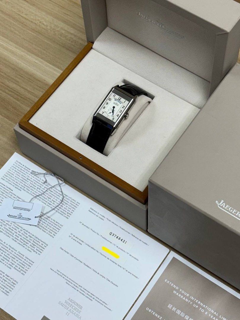 Jaeger LeCoultre JLC Grande Reverso 986 Duo Date Ref. Q3748421 Like New FULL SET Duoface