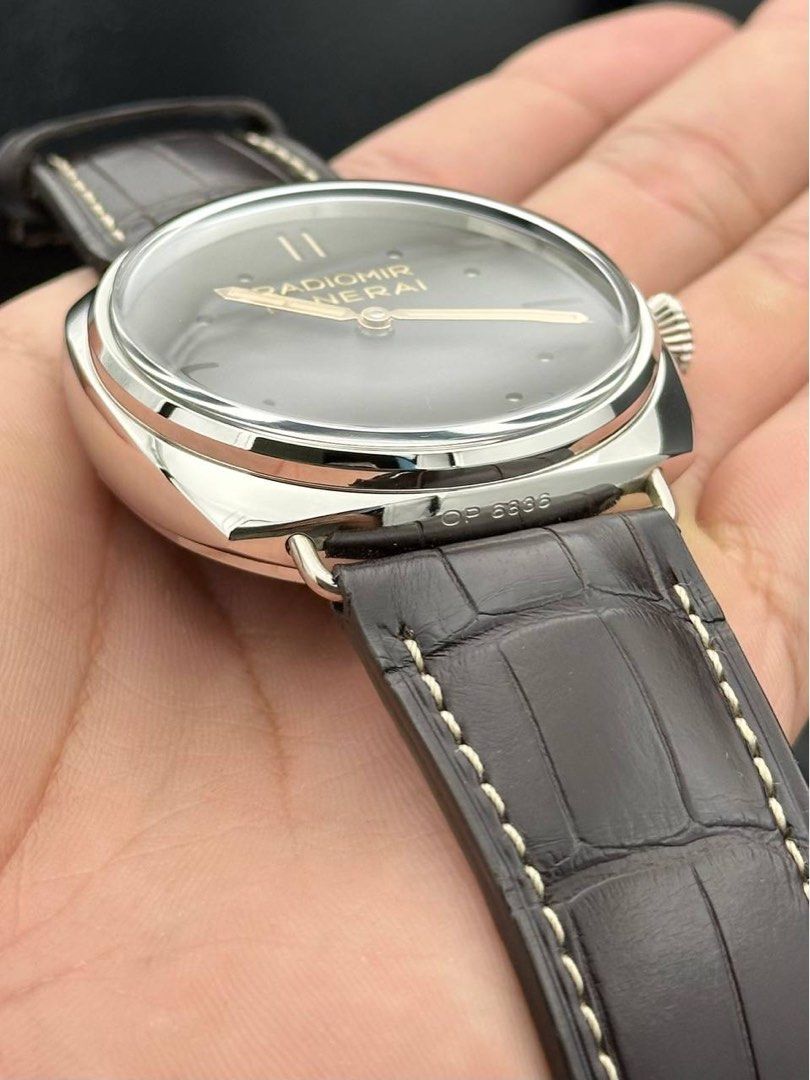 Panerai PAM00373 Radiomir Platino 47mm Brown Tobacco Dial 3 Days Limited Edition FULL SET Like New Pam 373
