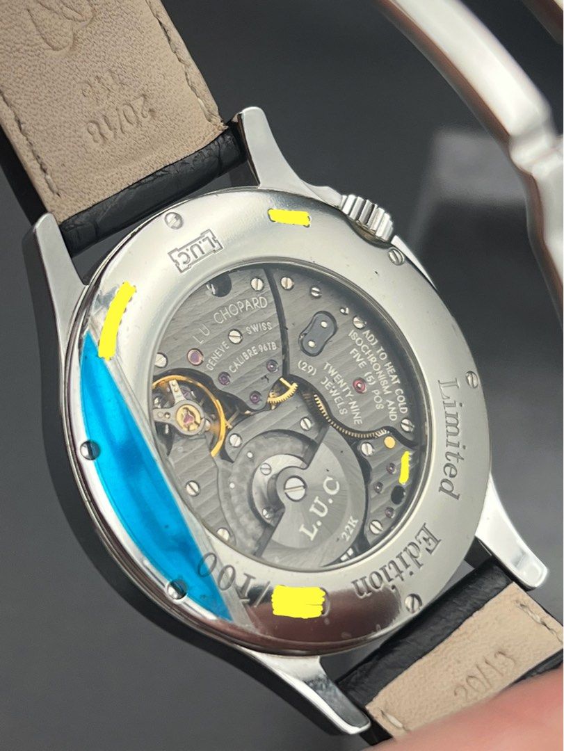 1/100 SINCERE EDT L.U.C Chopard Tech Twist Automatic Microrotor Stainless Steel Full Set Mint Unpolished