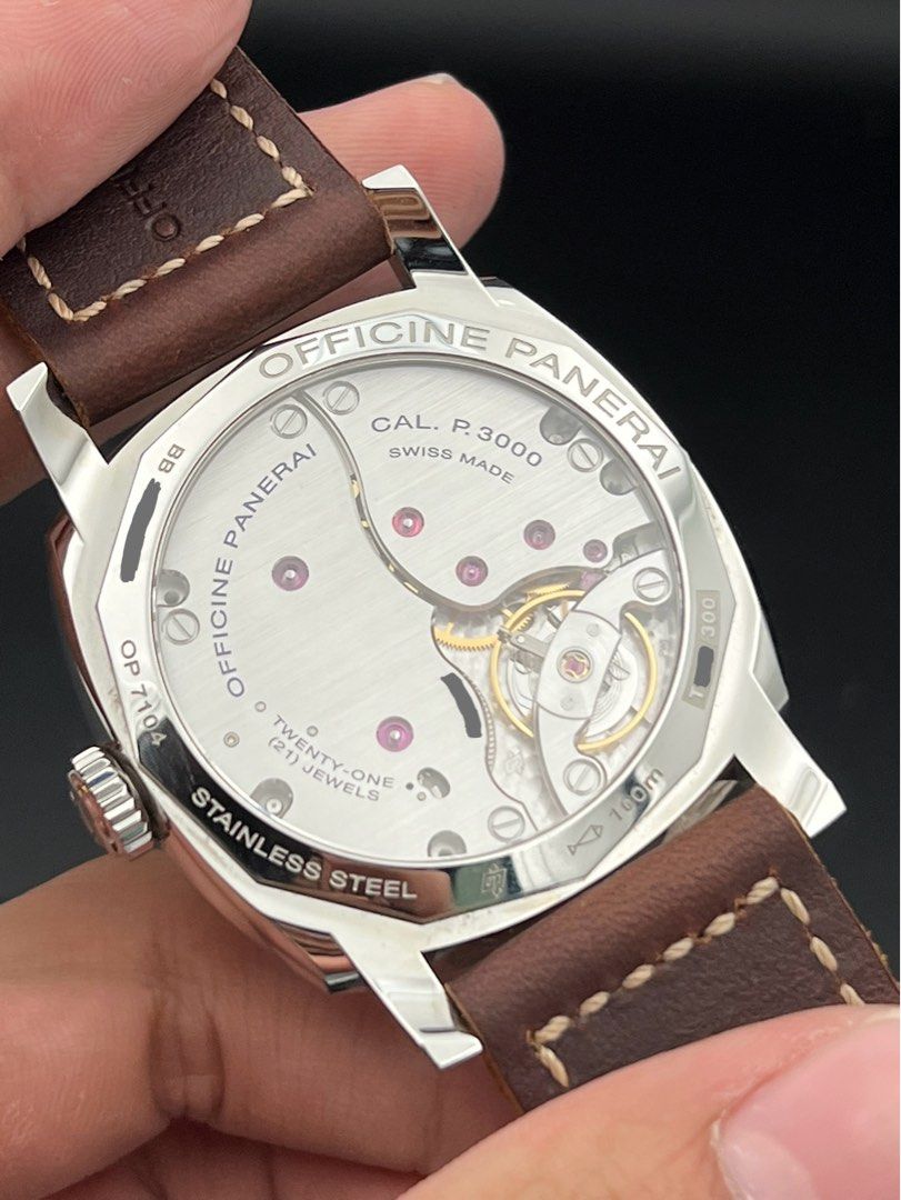 47mm PAM00736 Panerai Titanium Radiomir Green dial 1940 Cushion Case Sandwich dial Boutique exclusive special edition Full Set