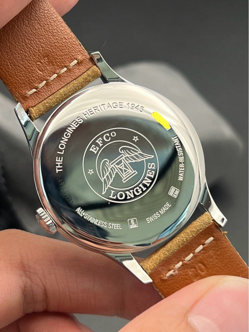 40mn Longines Heritage 1945 Copper dial Blue Hands Calatrava L2.813.4.66.0 2018 Full Set Mint