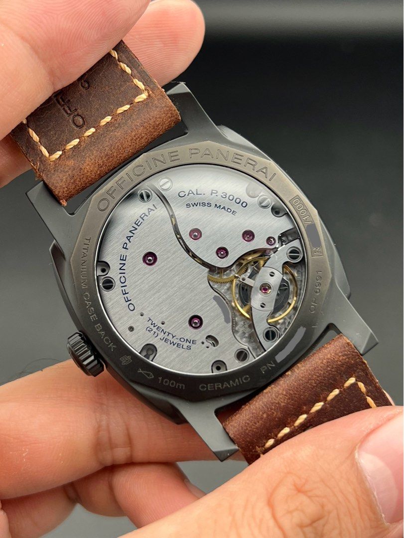 47mm PAM00577 Radiomir Acciaio SLC 3 Days Black Ceramica Ceramic Full Set 2016