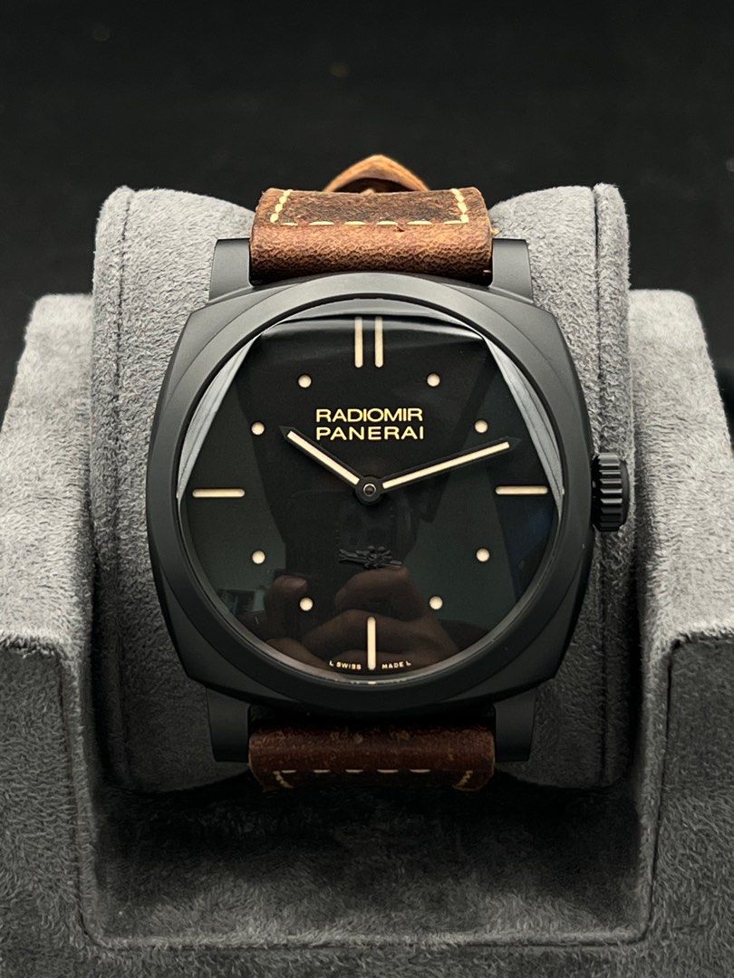 47mm PAM00577 Radiomir Acciaio SLC 3 Days Black Ceramica Ceramic Full Set 2016