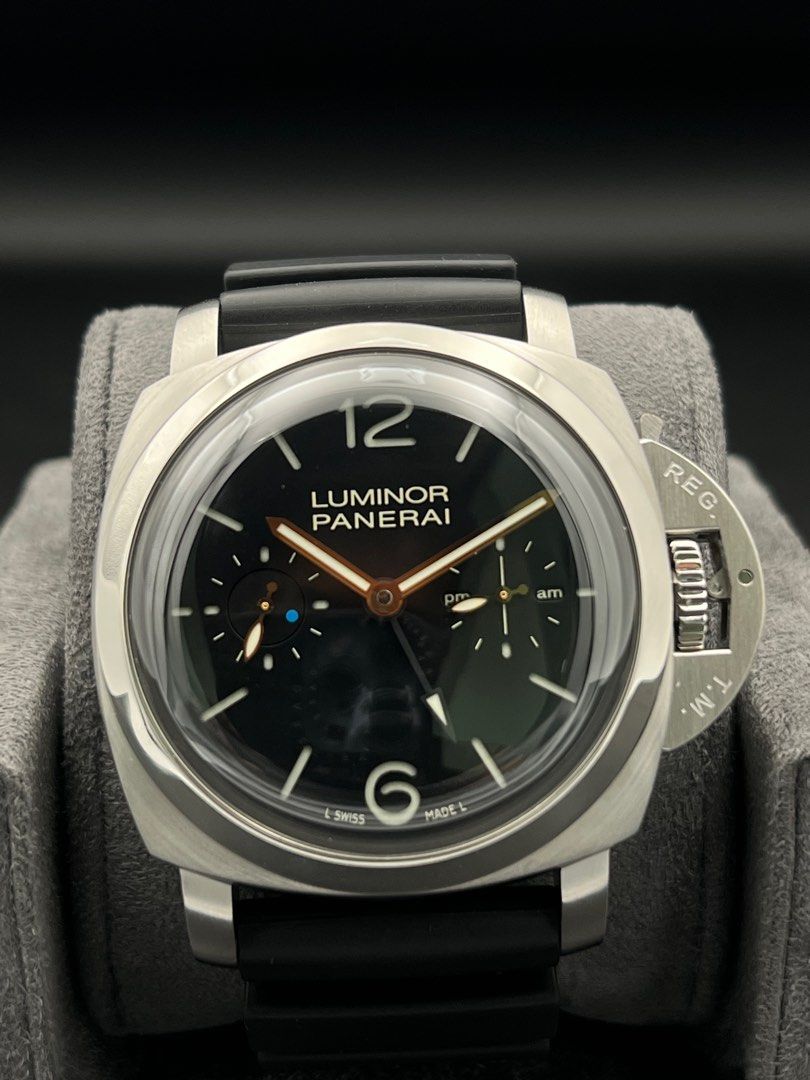 55/100 PAM00276 Panerai Luminor 1950 GMT Manual Winding 6 days Tourbillon Stainless Steel