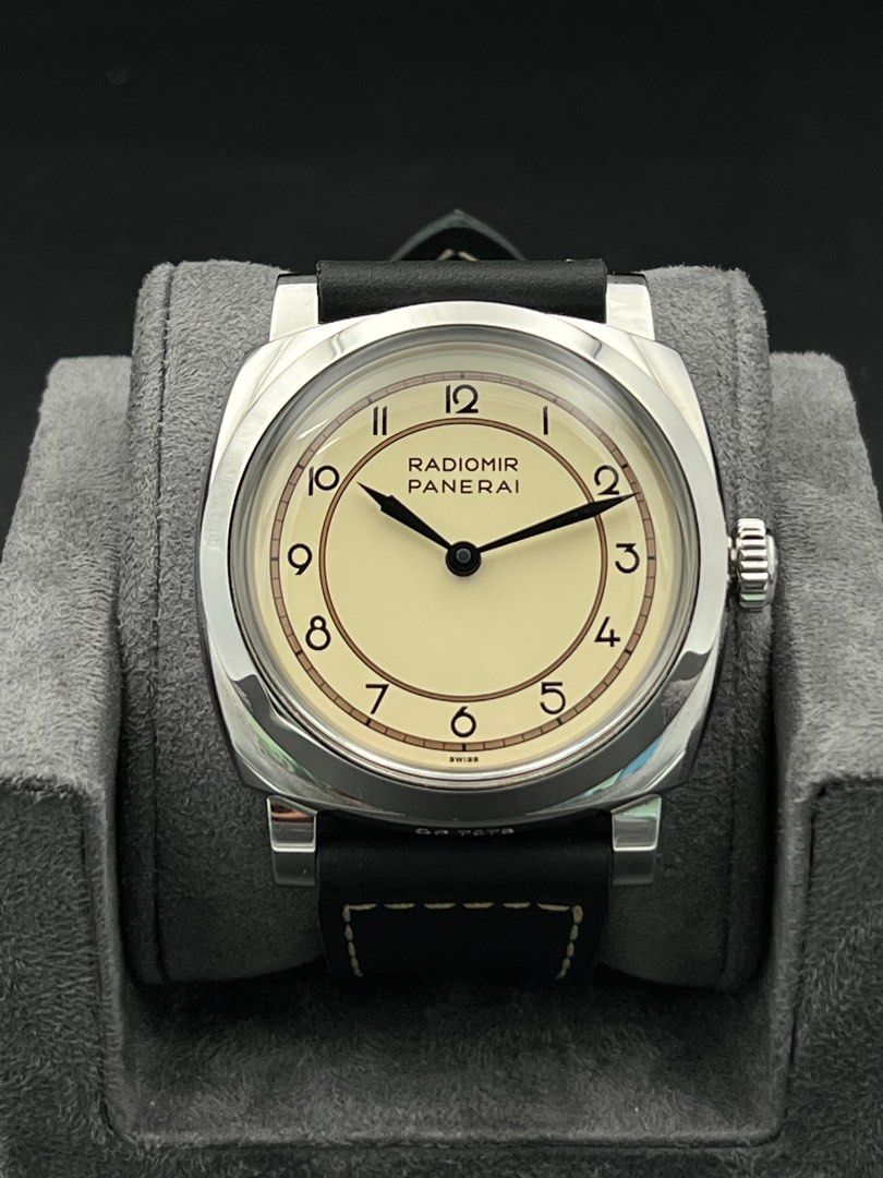 47mm PAM00791 Panerai Radiomir 1940 Cushion Case Art Deco Beige White Dial Special Edition