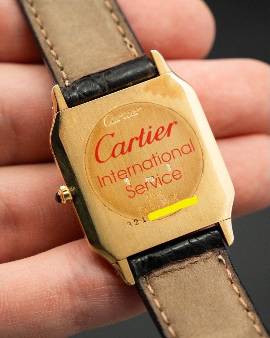Cartier Santos de Cartier Santos Dumont LM “Extra Plate” 1576