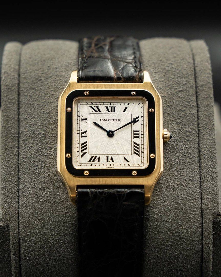 Cartier Santos de Cartier Santos Dumont LM “Extra Plate” 1576
