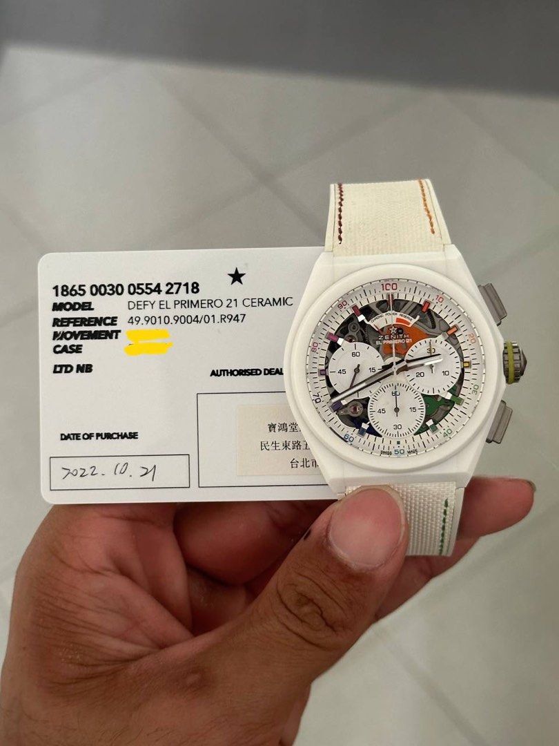 Ceramic Zenith Defy 21 Chroma Limited Edition El Primero Chronograph