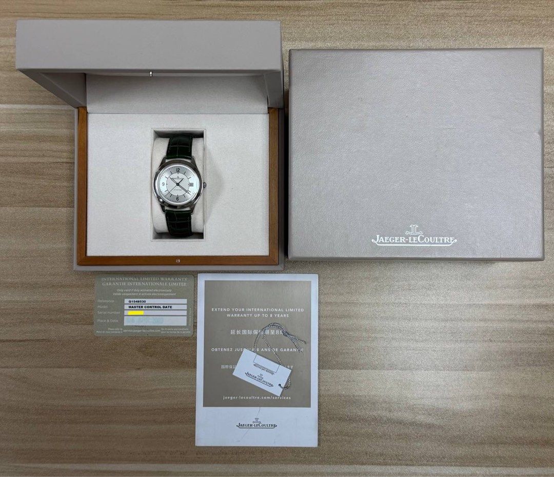 Jaeger LeCoultre JLC Master Control Date Sector Dial FULL SET 2019 Mint Condition Q1548530