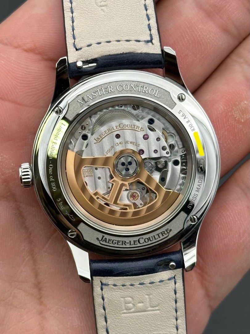 Jaeger LeCoultre Master Control Calendar Limited Edition 800 Pieces Blue Ref. Q4148480 FULL SET Like New JLC