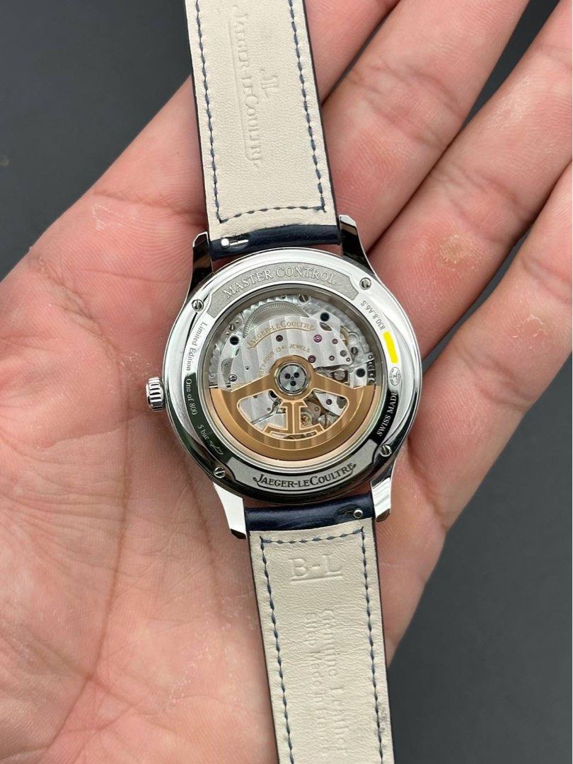 Jaeger LeCoultre Master Control Calendar Limited Edition 800 Pieces Blue Ref. Q4148480 FULL SET Like New JLC