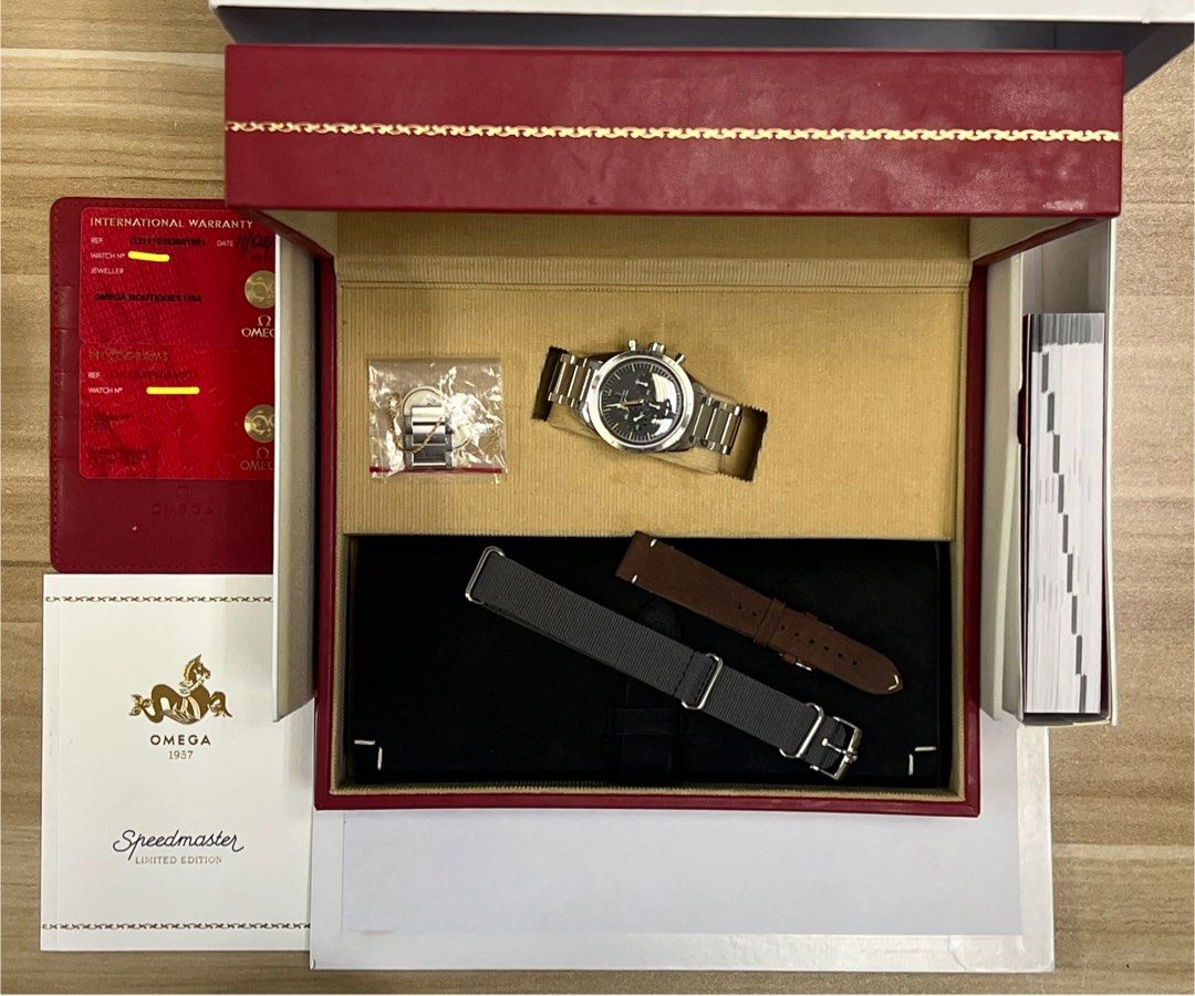 Omega Speedmaster 57 Trilogy 1957 rerelease 60th Anniversary Limited edition Full Set Like New Bracelet 311.10.39.30.01.001