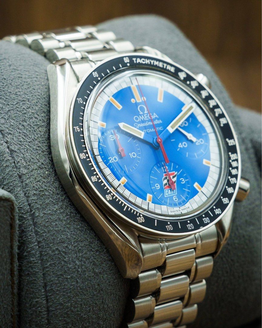 Omega Speedmaster Reduced Schumacher Blue Cart 3510.80 (2002)