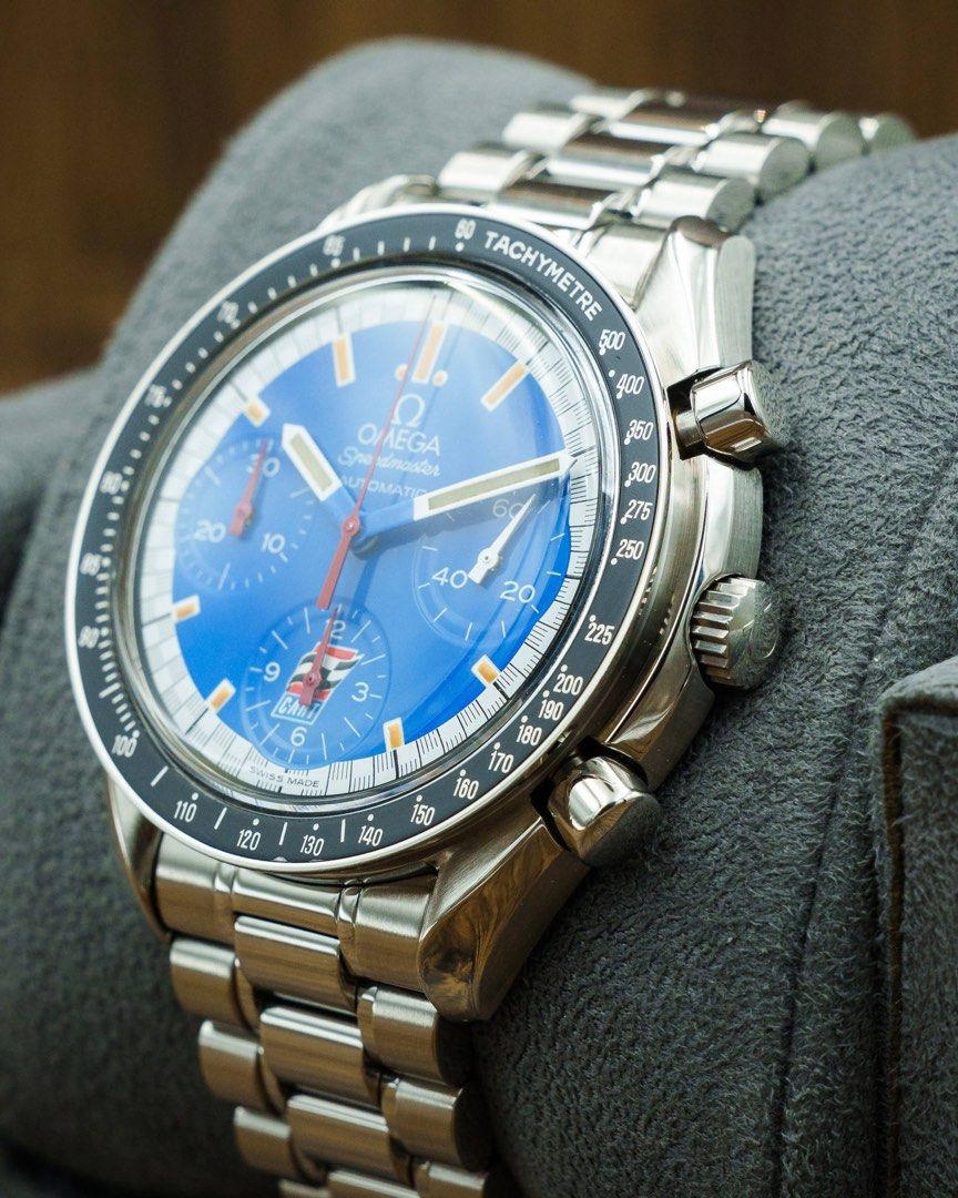 Omega Speedmaster Reduced Schumacher Blue Cart 3510.80 (2002)