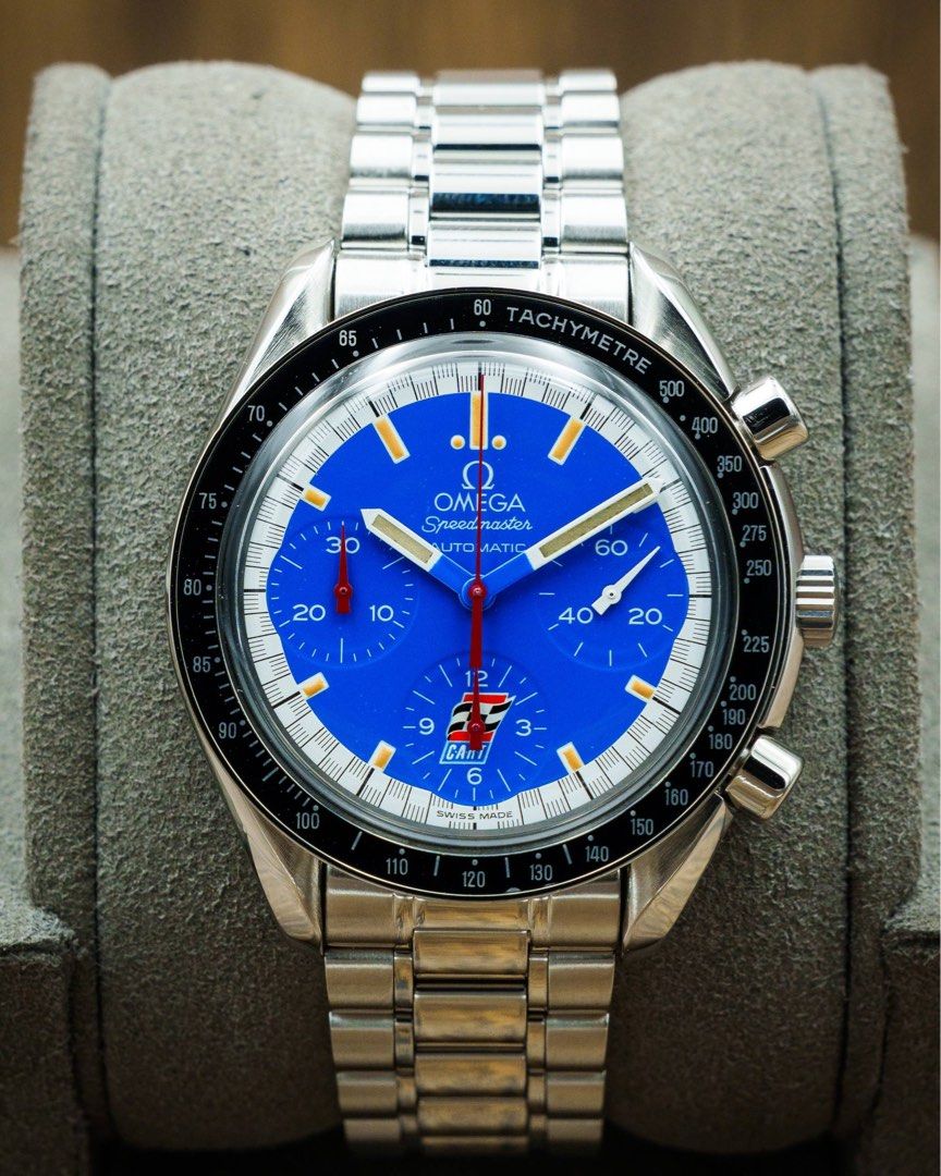 Omega Speedmaster Reduced Schumacher Blue Cart 3510.80 (2002)