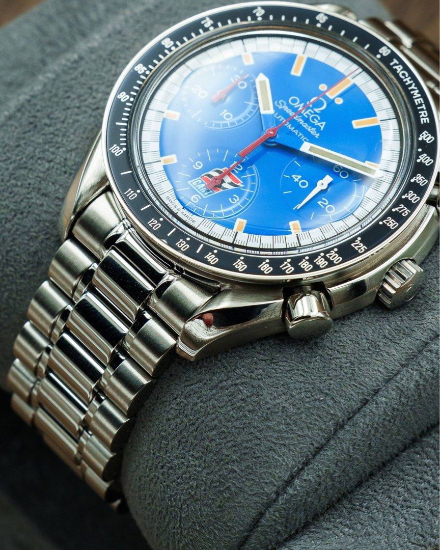 Omega Speedmaster Reduced Schumacher Blue Cart 3510.80 (2002)