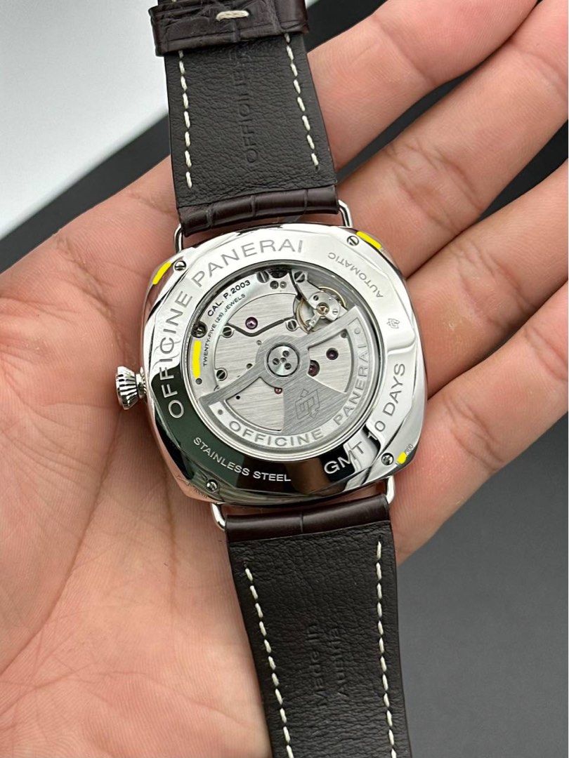 PAM00391 47mm Panerai Radiomir GMT Tobacco Brown Dial 7/300 Limited Boutique Edition Full set Like New