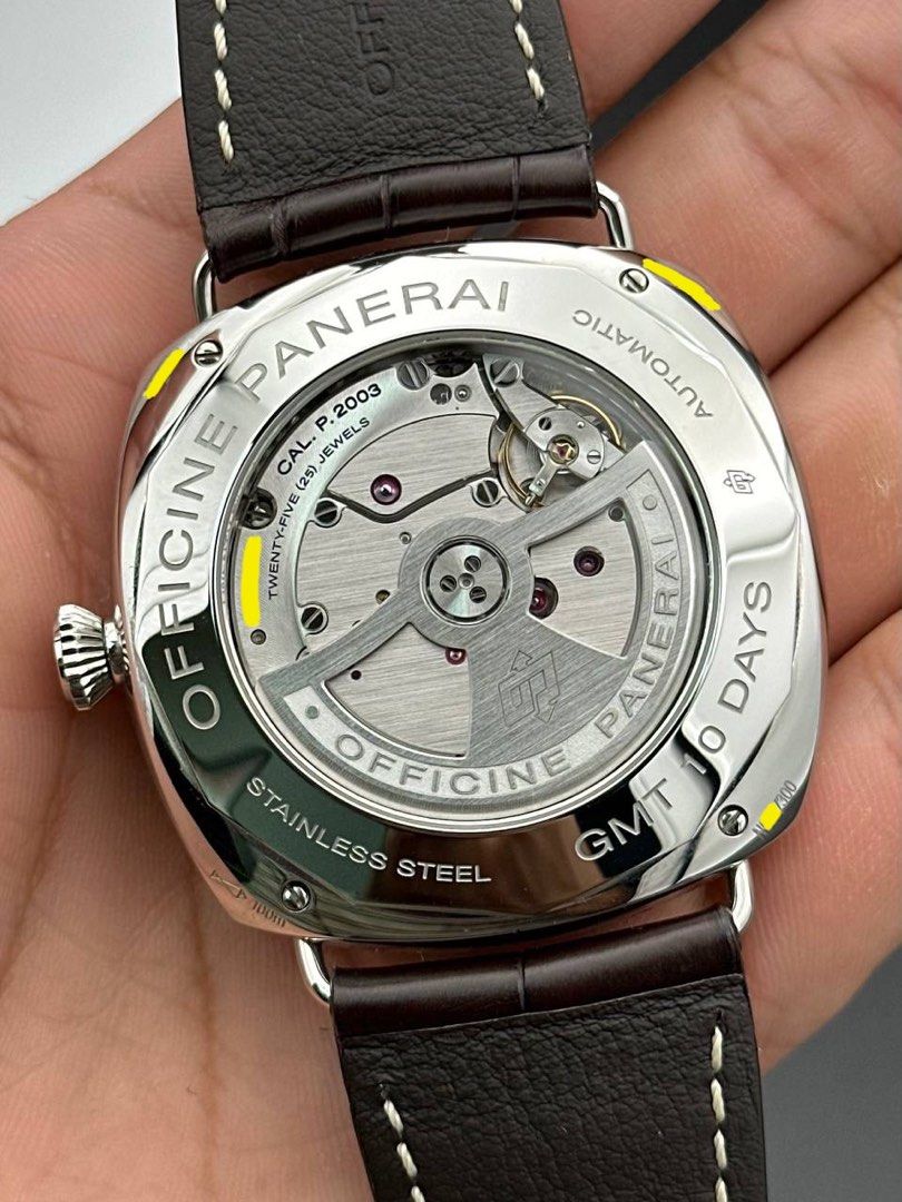 PAM00391 47mm Panerai Radiomir GMT Tobacco Brown Dial 7/300 Limited Boutique Edition Full set Like New