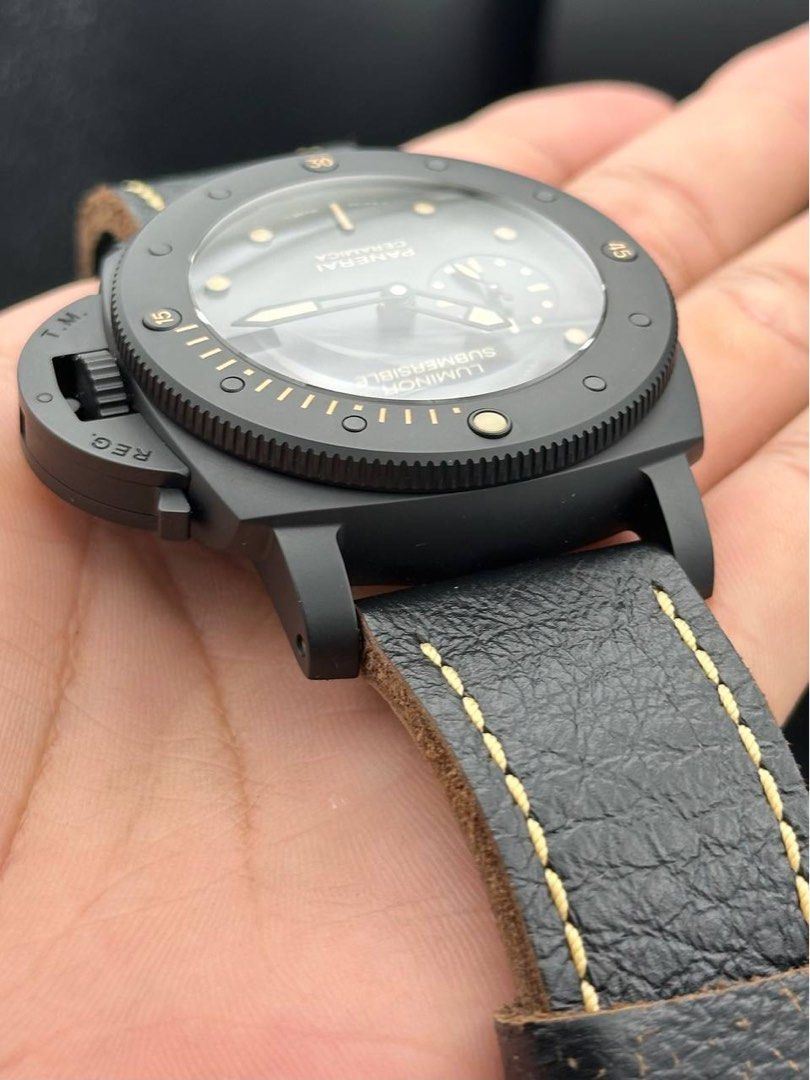 PAM00508 Panerai Luminor Submersible 1950 3 days automatic Limited Edition 1000 pieces PAM 508 Black Ceramic Like New