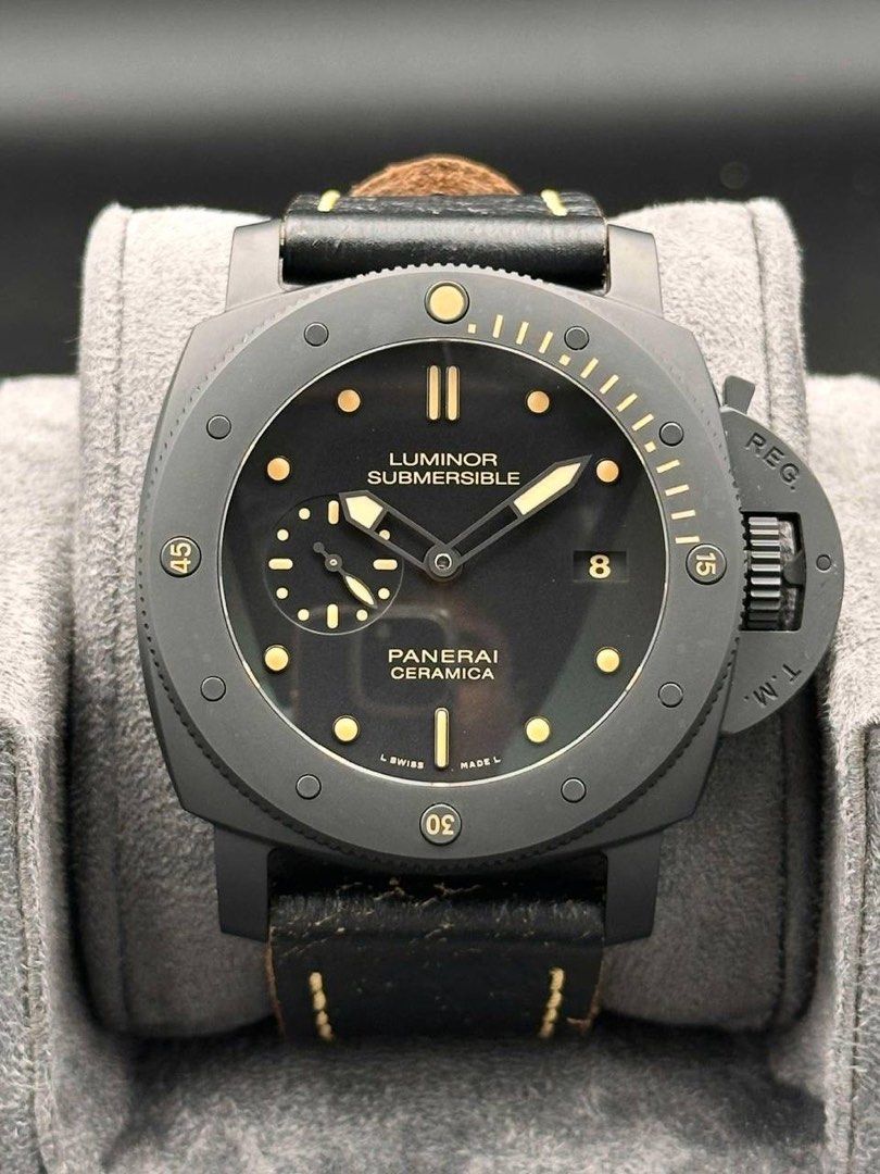 PAM00508 Panerai Luminor Submersible 1950 3 days automatic Limited Edition 1000 pieces PAM 508 Black Ceramic Like New