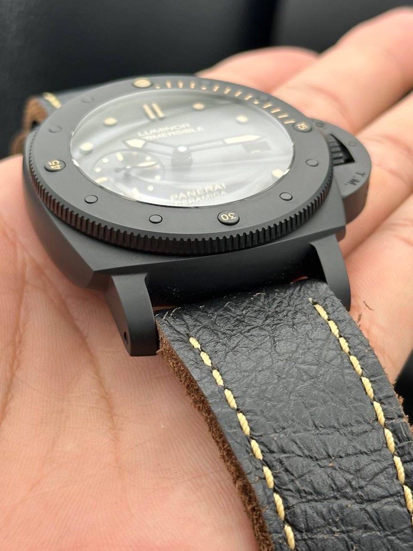 PAM00508 Panerai Luminor Submersible 1950 3 days automatic Limited Edition 1000 pieces PAM 508 Black Ceramic Like New