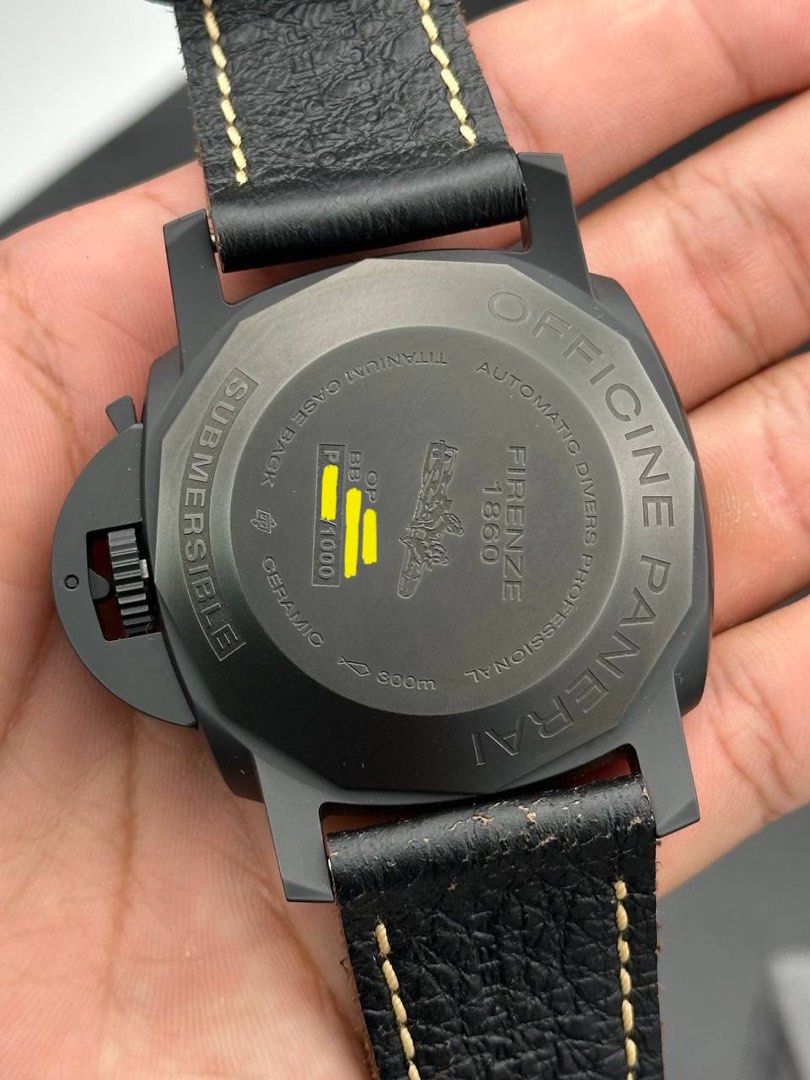 PAM00508 Panerai Luminor Submersible 1950 3 days automatic Limited Edition 1000 pieces PAM 508 Black Ceramic Like New