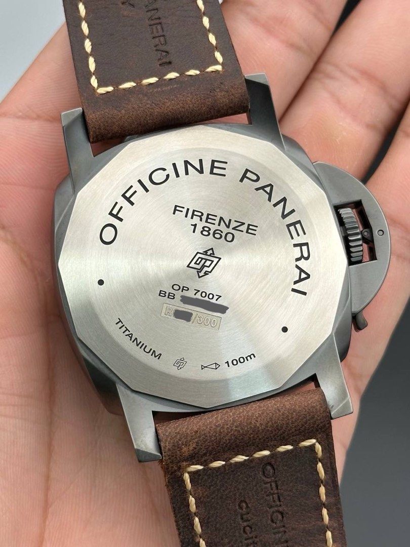 PAM00617 47mm Panerai Luminor 1950 3 Days Titanio DLC Special Editions “Logo” Fiddy Full Set Like New PAM 617