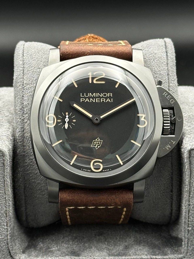 PAM00617 47mm Panerai Luminor 1950 3 Days Titanio DLC Special Editions “Logo” Fiddy Full Set Like New PAM 617
