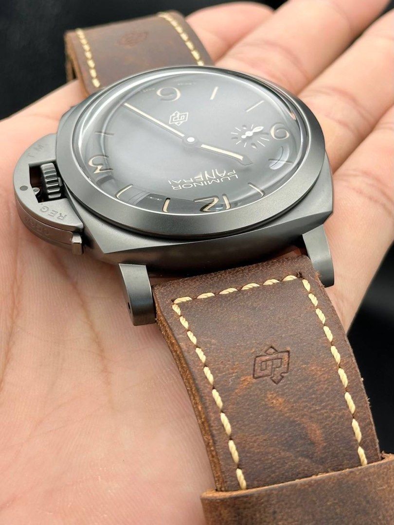 PAM00617 47mm Panerai Luminor 1950 3 Days Titanio DLC Special Editions “Logo” Fiddy Full Set Like New PAM 617