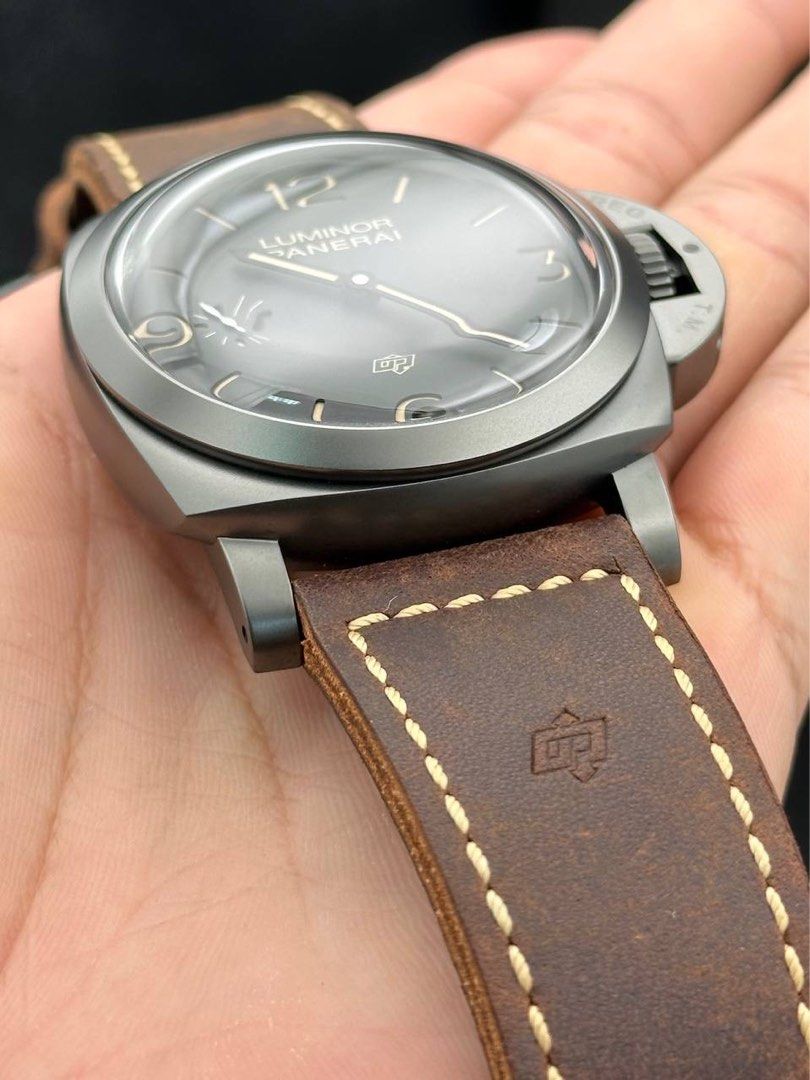 PAM00617 47mm Panerai Luminor 1950 3 Days Titanio DLC Special Editions “Logo” Fiddy Full Set Like New PAM 617