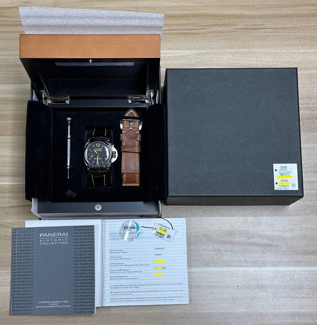 Panerai PAM00422 Luminor Marina 1950 47mm FULL SET Like New Pam422