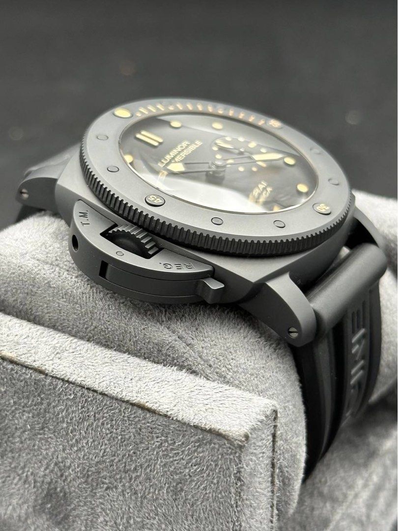 Panerai PAM00607 Luminor Submersible 1950 47mm Left-Handed Ceramica Limited Edition 2014 FULL SET Like New Pam 607 Destro