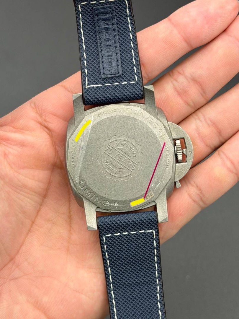 Panerai PAM01117 Luminor Marina 44mm Titanium Blue 70 Years Warranty Limited Edition 2020 FULL SET Like New PAM1117